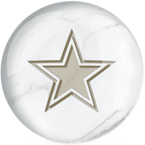 OTB NFL Dallas Cowboys White Marble Bowling Ball