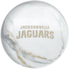 OTB NFL Jacksonville Jaguars White Marble Bowling Ball - Image 2