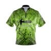 Hammer Green Expression Quick Ship CoolWick Sash Zip Bowling Jersey