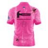 Hammer Black Widow Pink Grunge Xpress Ship Rocket Bowling Jersey - Image 2
