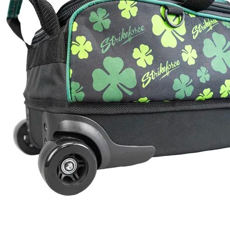 KR Fast 3 Ball Slim Triple Roller Shamrocks Bowling Bag s + FREE