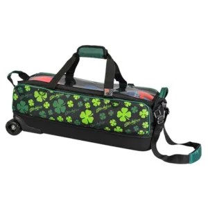 KR Fast 3 Ball Slim Triple Roller Shamrocks Bowling Bag