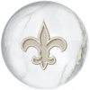 OTB NFL New Orleans Saints White Marble Bowling Ball