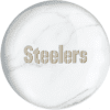 OTB NFL Pittsburgh Steelers White Marble Bowling Ball - Image 2