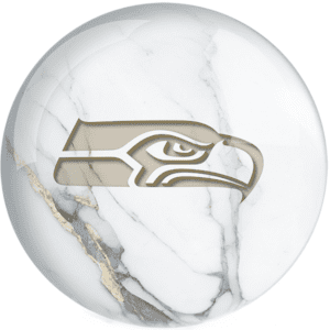 OTB NFL Seattle Seahawks White Marble Bowling Ball