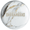 OTB NFL Tampa Bay Buccaneers White Marble Bowling Ball - Image 2