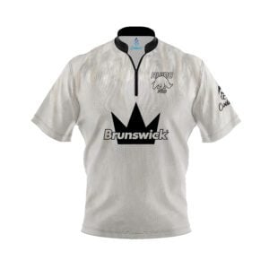 Brunswick Ivory Rhino Pro Fast Track CoolWick Bowling Jersey