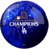 OTB MLB Los Angeles Dodgers World Series Championship Bowling Ball