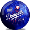 OTB MLB Los Angeles Dodgers World Series Championship Bowling Ball - Image 2