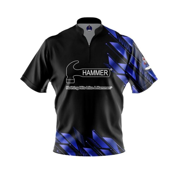 Hammer Blue Lux Xpress Ship Rocket Bowling Jersey