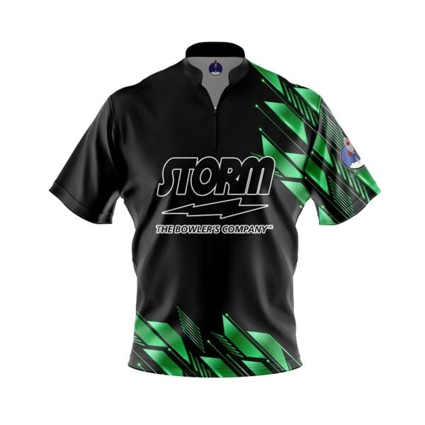 Storm Green Lux Xpress Ship Rocket Bowling Jersey