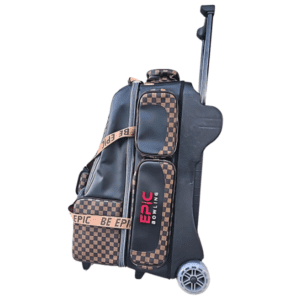 Epic 4 Ball Inline Superior Deluxe Louis Brown Plaid Bowling Bag