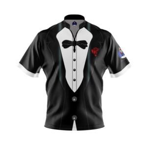 Plain Suit and Tie Rocket Bowling Jersey