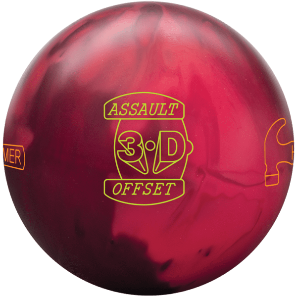 HAMMER 3-D OFFSET ボウリングボール Hammer 3-D Offset Assault Bowling Ball + FREE SHIPPING