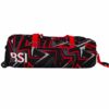 BSI 3 Ball Triple Roller Tote Red Black Bowling Bag - Image 4