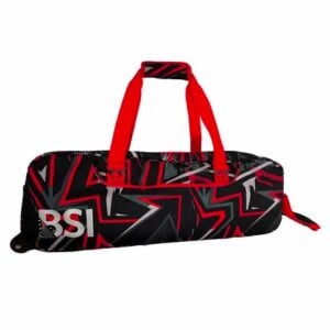BSI 3 Ball Triple Roller Tote Red Black Bowling Bag