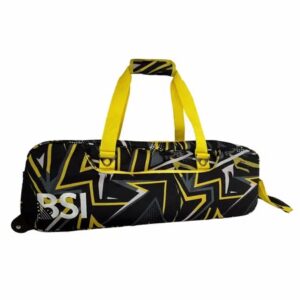 BSI 3 Ball Triple Roller Tote Yellow Black Bowling Bag