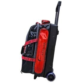 Epic 3 Ball Triple Superior Candy Red Black Bowling Bag