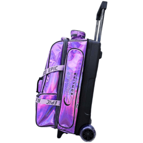 Epic 3 Ball Triple Superior Violet Holo Bowling Bag