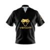 Motiv Black Venom Fast Track CoolWick Bowling Jersey