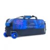 Hammer 3 Ball Triple Tote Black Widow Blue Bowling Bag - Image 4