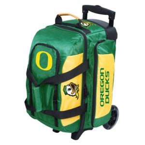 KR NCAA 2 Ball Double Roller Oregon Ducks Bowling Bag