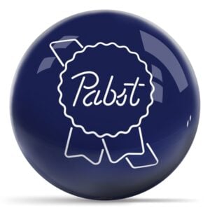 OnTheBall Pabst Logo Blue Bowling Ball