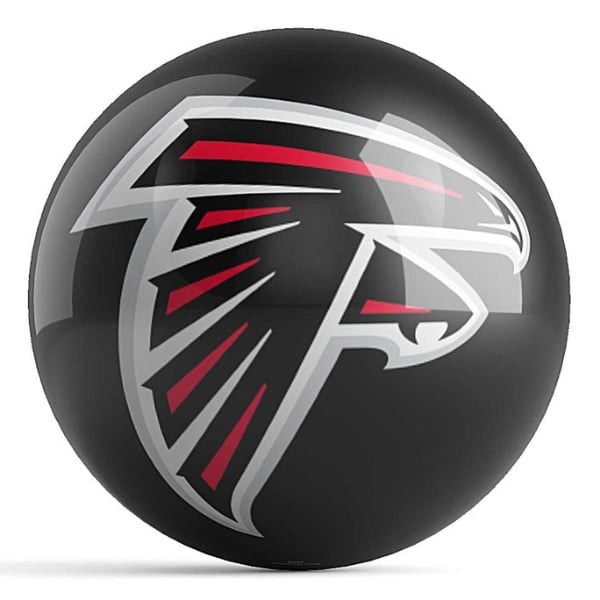 OTB NFL Atlanta Falcons Team Logo Bowling Ball
