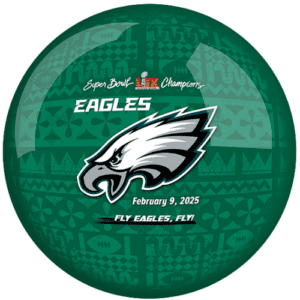 OTB NFL Philadelphia Eagles Super Bowl LIX Champions Bowling Ball