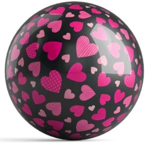 OnTheBall Hearts Bowling Ball