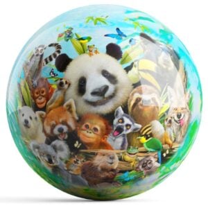 OnTheBall Zoo Friends Selfie Bowling Ball