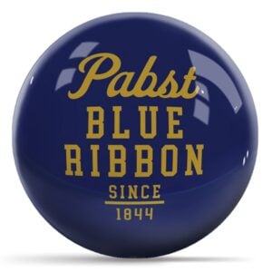 OnTheBall Pabst Blue Ribbon Beer Since 1844 Bowling Ball