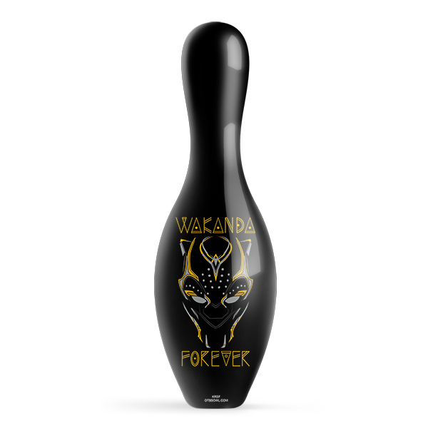 Marvel Avengers Black Panther Wakanda Forever Bowling Pin