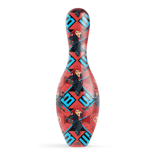 Marvel Avengers Black Widow Pattern Bowling Pin