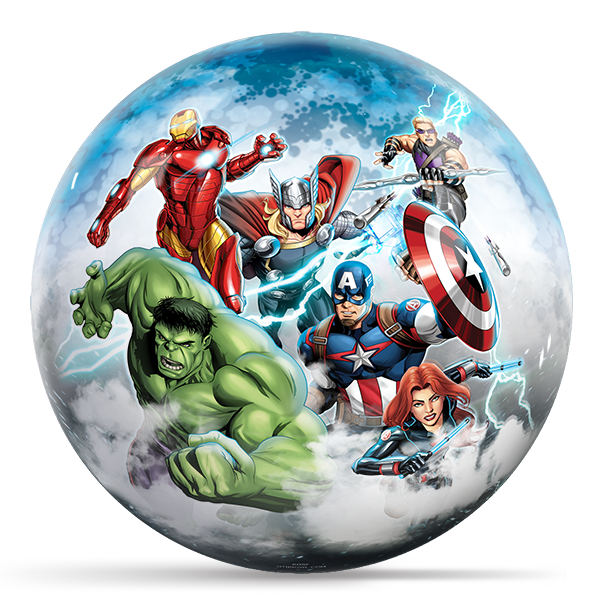 Marvel Avengers Characters Bowling Ball - Main Image