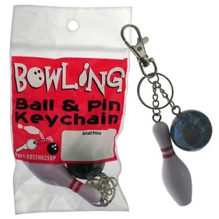 Bowling Ball & Pin Key Chain
