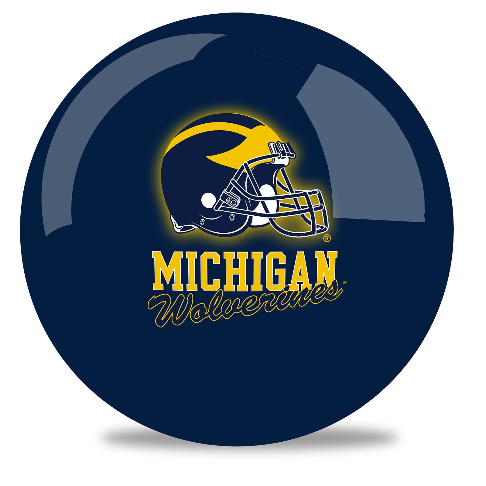 OTB NCAA Michigan Wolverines Bowling Ball