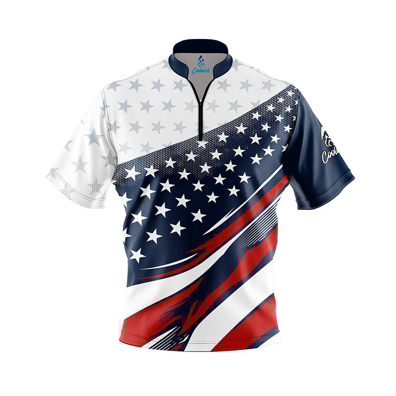American Sport Wave Fast Track CoolWick Bowling Jersey