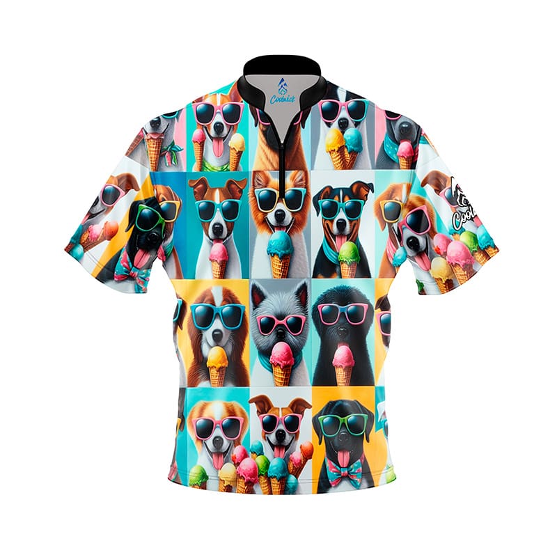 Summer Dogs Fast Track CoolWick Bowling Jersey
