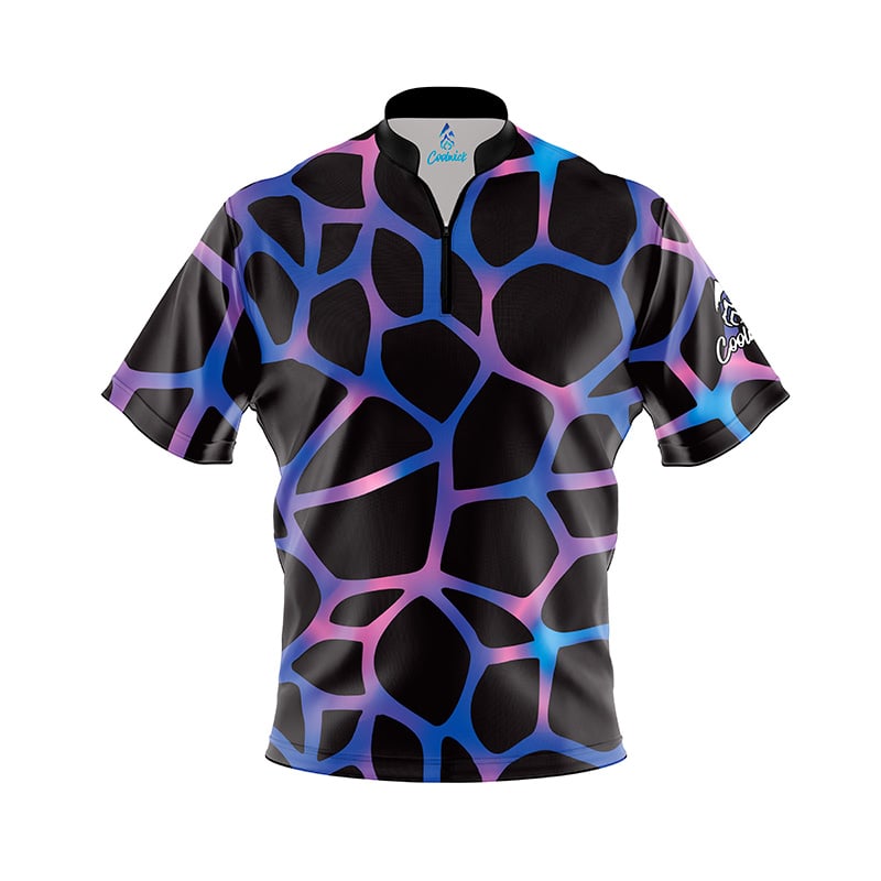 Colorful Webs Fast Track CoolWick Bowling Jersey