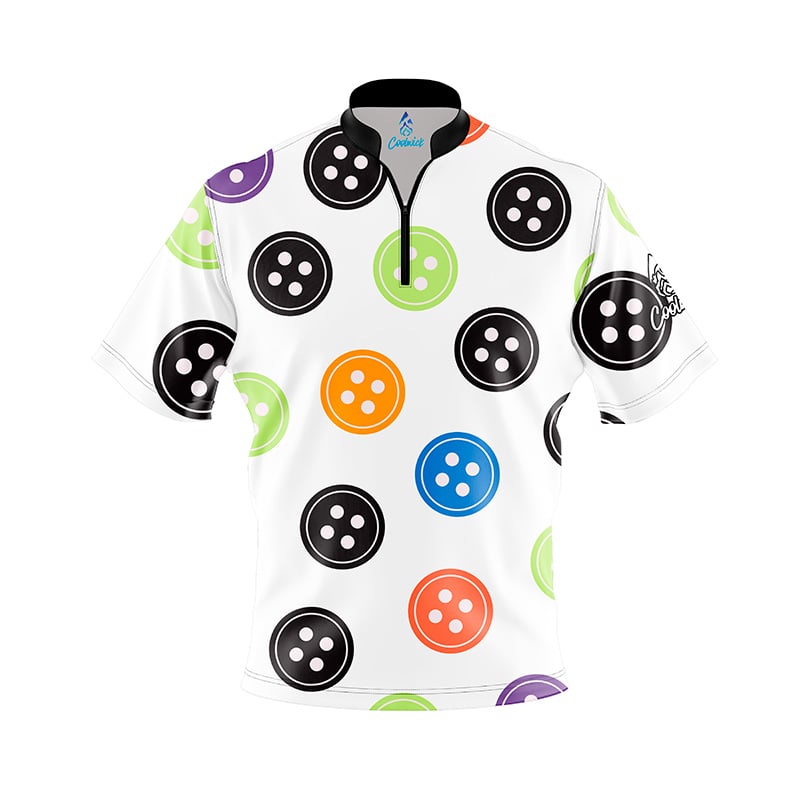 Sewing Buttons Fast Track CoolWick Bowling Jersey