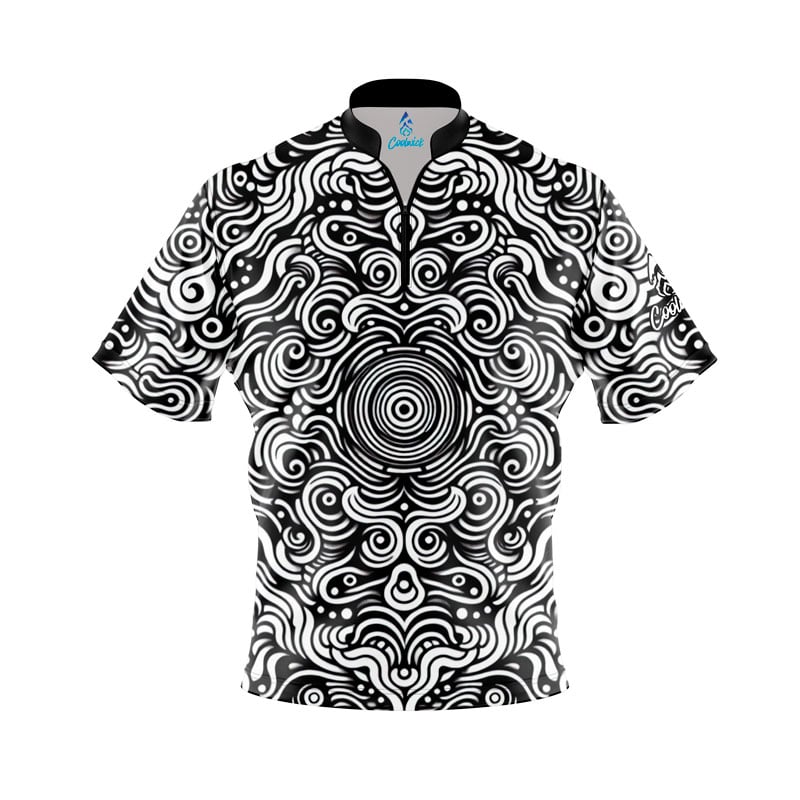 Psycho Swirls Fast Track CoolWick Bowling Jersey