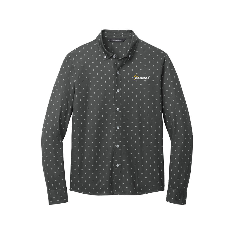 900 Global Mercer+Mettle Stretch Button Down Bowling Shirt
