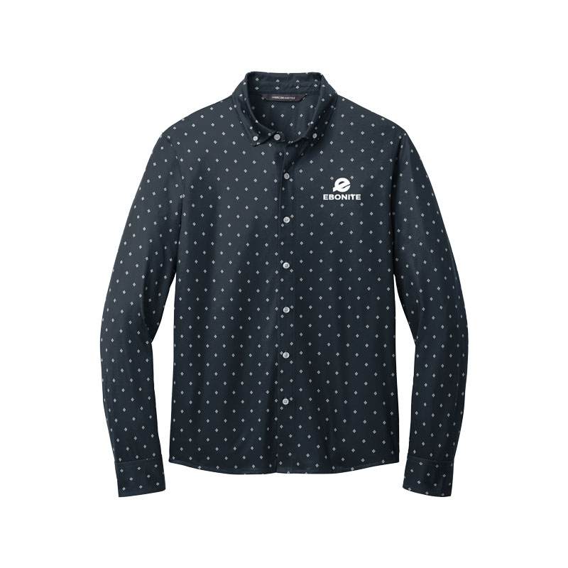 Ebonite Mercer+Mettle Stretch Button Down Bowling Shirt