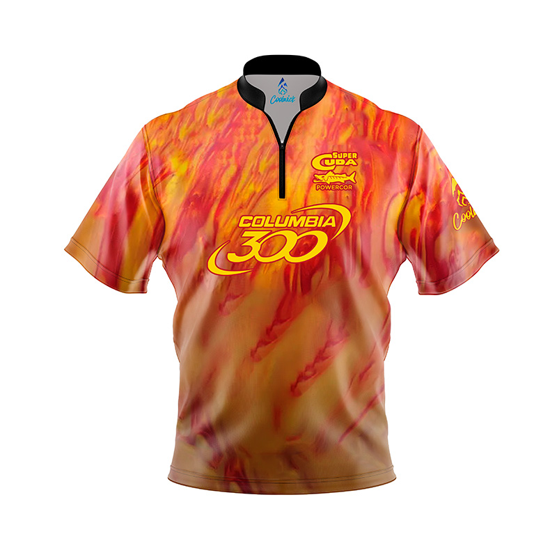 Columbia 300 Super Cuda PowerCOR Pearl Fast Track CoolWick Bowling Jersey
