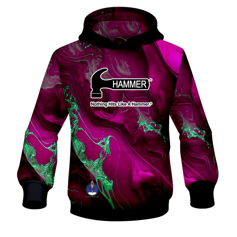 Hammer Mint Julip Rocket Dye-Sub Bowling Hoodie