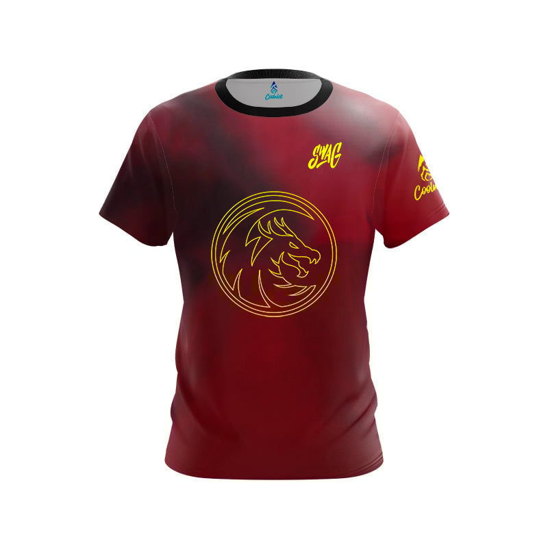 SWAG Black Dragon Pearl Semi-Custom CoolWick Bowling Jersey