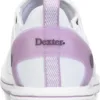 Dexter Women's DexLite Pro BOA White Lavender Right Hand Bowling Shoes - Image 5