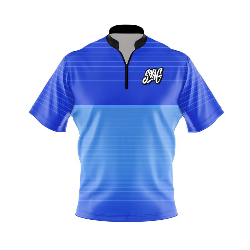 Swag Blue Stripes Xpress Ship Bowling Jersey