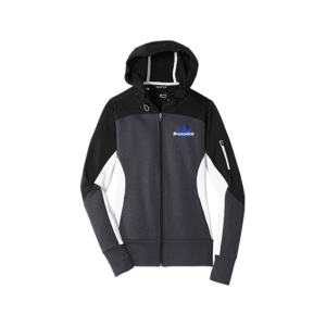 Brunswick Women's Fleece Emperor Colorblock Full Zip Hooded Jacket